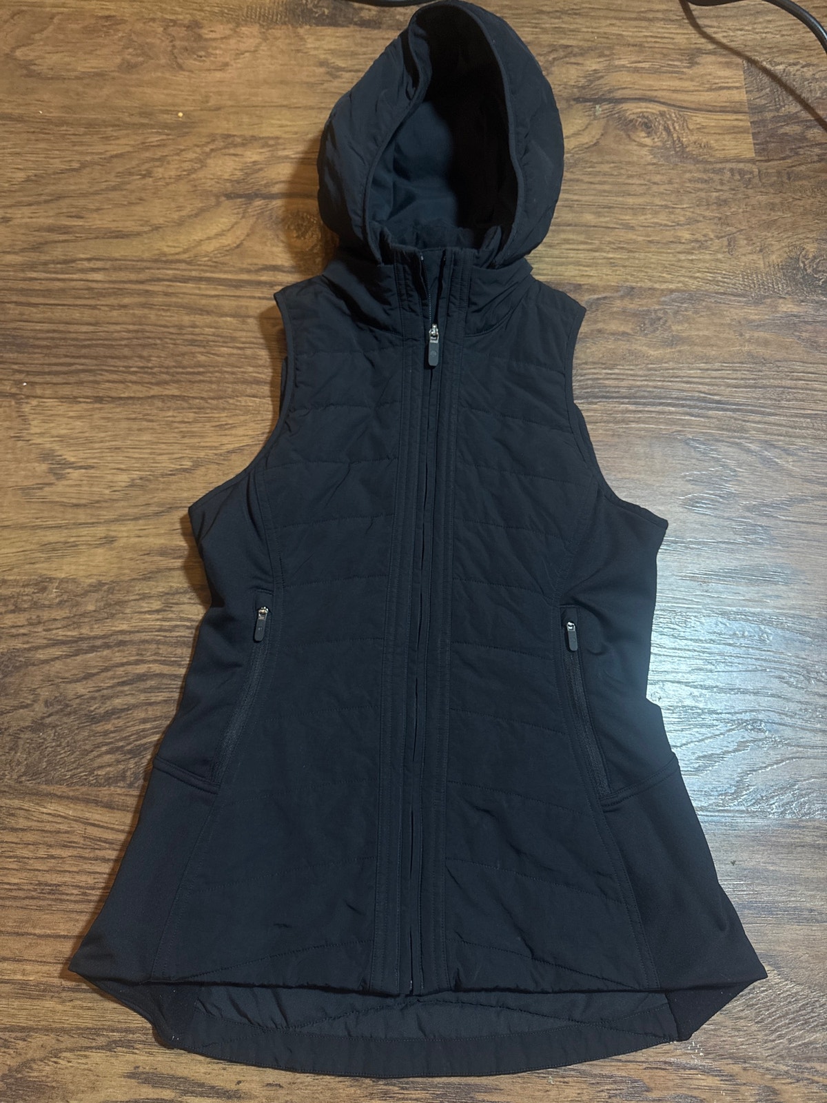 Lululemon Another Mile Vest Windproof Water Repellent Removeable Hood Insulated